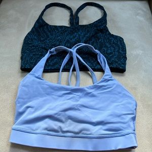 2 Lululemon Sports Bras - Energy and Mesh Back
